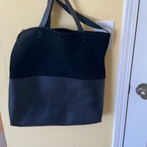 STIGHLORGAN KAVAN SUEDE LEATHER SHOULDER TOTE